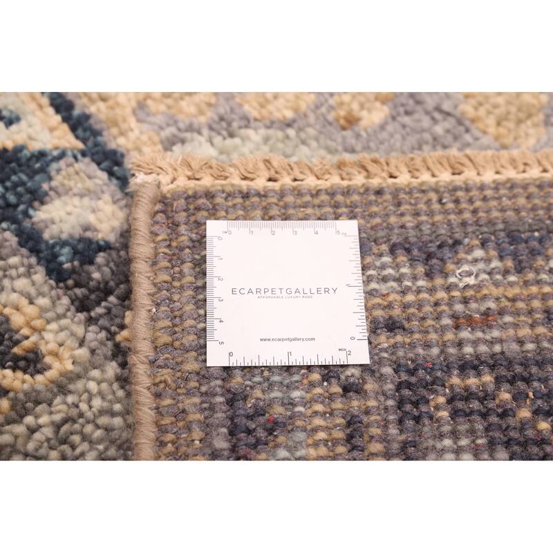 ECARPETGALLERY Hand-knotted Jules Serapi Khaki Wool Rug - 8'11 x 11'11