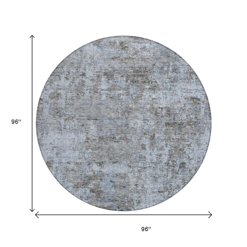 HomeRoots Abstract Transitional Rectangle Outdoor Rug