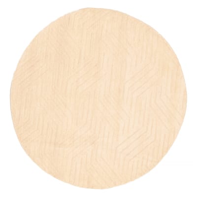Kashkuli Gabbeh Cream Rug 5'1" x 5'1" - 5'1 x 5'1