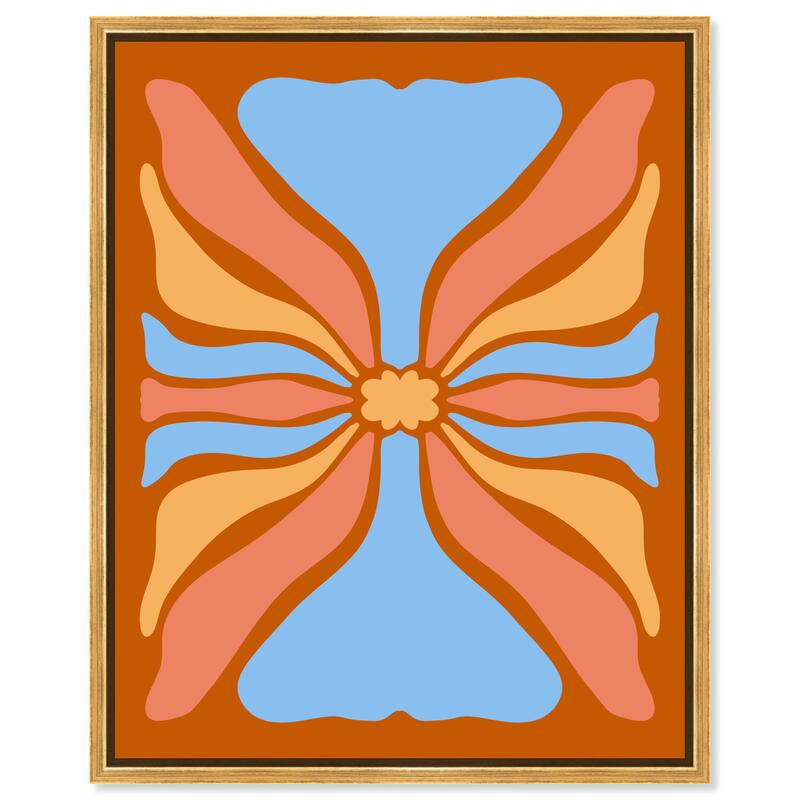 Conception de Fleurs Canvas by Art Remedy - 24" x 30" - Gold