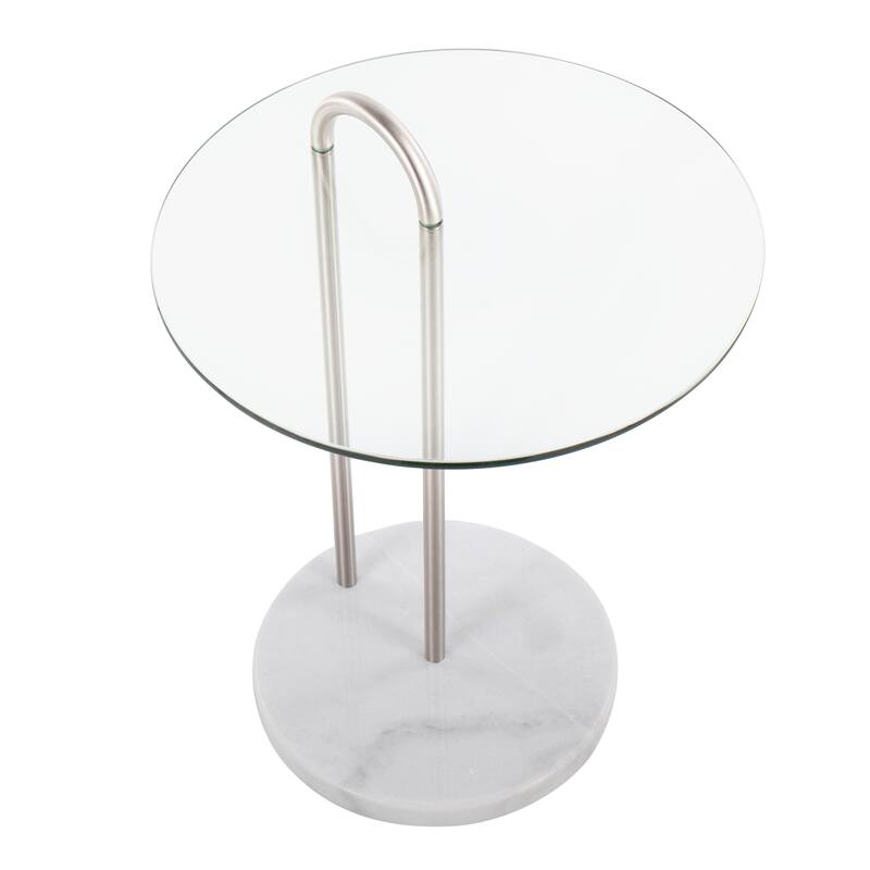 Silver Orchid Battista Side Table