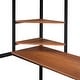 preview thumbnail 10 of 8, Black Full Size Metal Loft Bed with Desk, Ladder, and Shelf for Kids