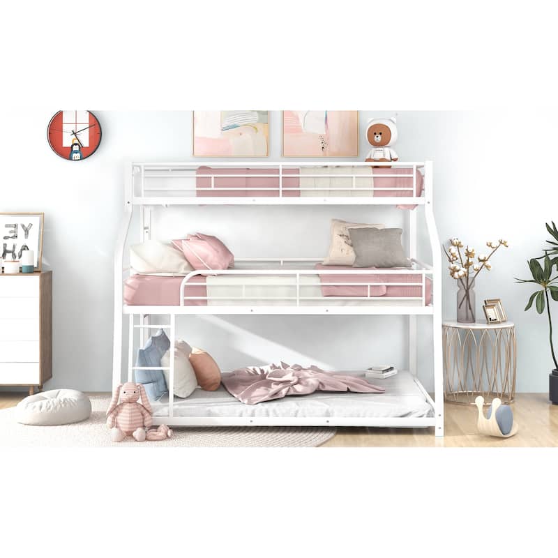 Triple Bunk Bed with 3 Sizes