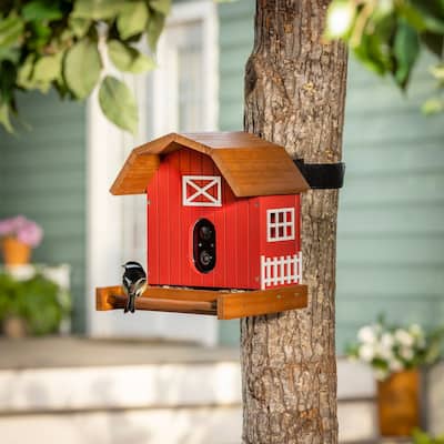 LED Barnhouse Smart Birdfeeder