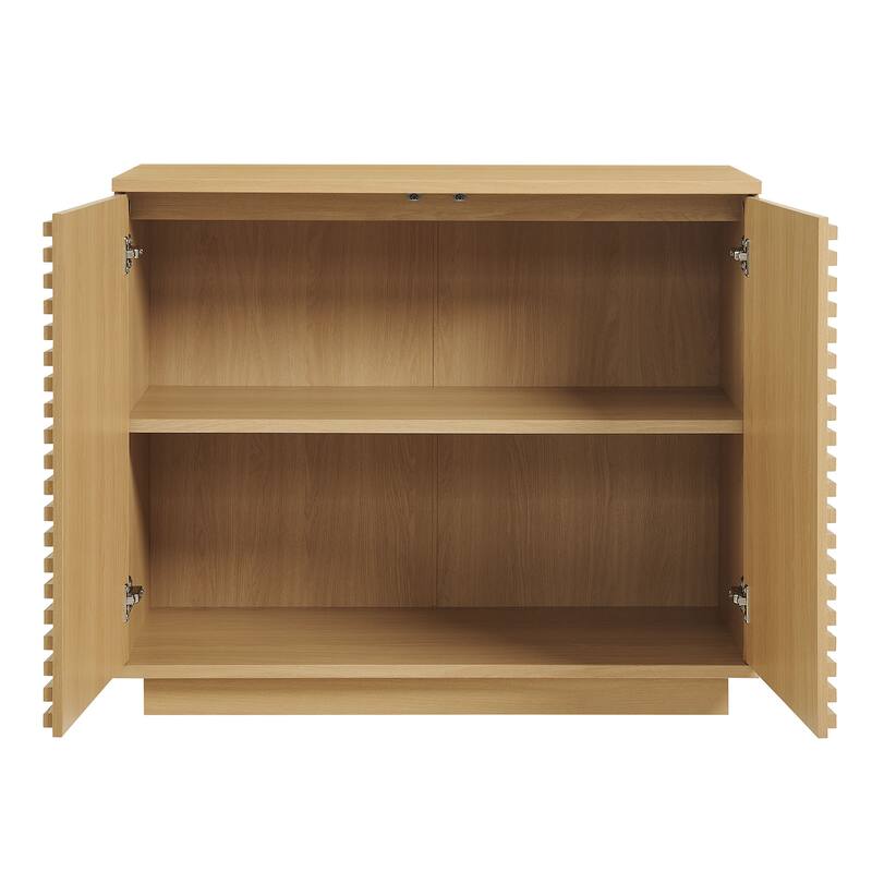 Render 2-Door Fluted Accent Cabinet