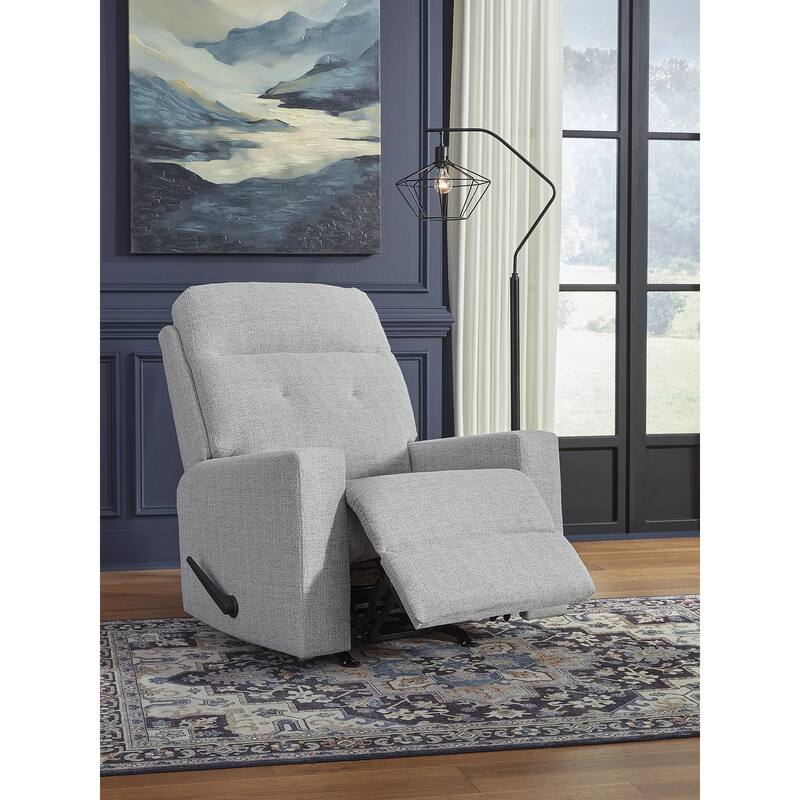 Signature Design by Ashley Valeview Gray Rocker Recliner