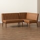 preview thumbnail 17 of 16, Daymond Mid-Century Modern 2-Piece Dining Nook Banquette Set