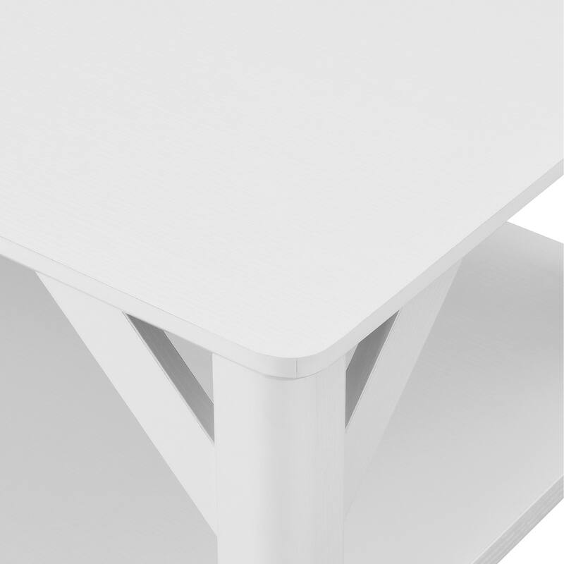 Convenience Concepts Winston Coffee Table with Shelf