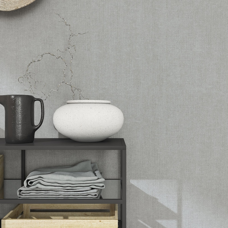 Galerie Wallcoverings Air Collection Weave Effect Sheen Textured Wallpaper Roll