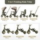 preview thumbnail 32 of 79, 7 in 1 Baby Tricycle, Foldable Toddler Tricycle with Removable and Adjustable Parent Handle, Toddler Push Bike