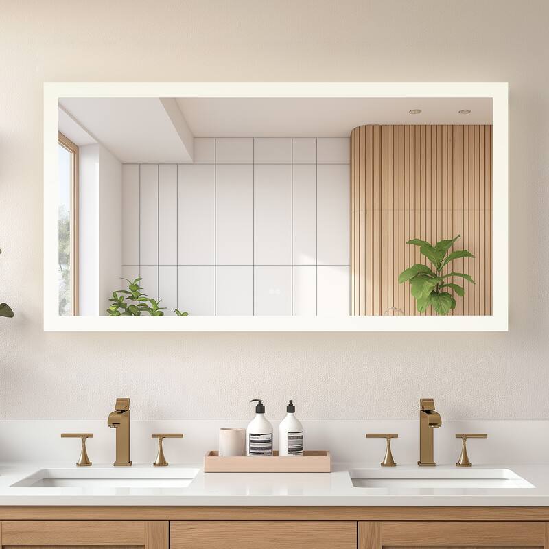 Beijing Rectangular Frameless LED Wall Bath Vanity Mirror