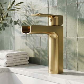 VIGO Ileana 7" H Single Handle Single Hole Bathroom Faucet