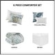 preview thumbnail 14 of 13, Harbor House Kiawah Island 6 Piece Oversized Cotton Comforter Set with Throw Pillow