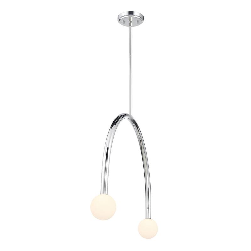2-Light Chandelier By Trade Winds