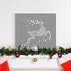preview thumbnail 9 of 8, Reindeer II-Premium Gallery Wrapped Canvas - Ready to Hang - Multi-Color