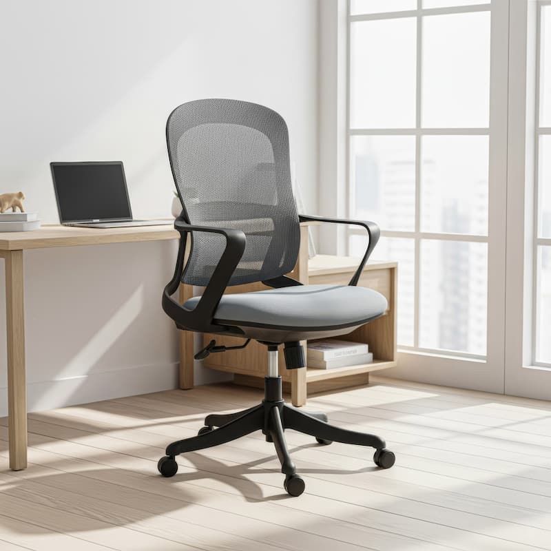 Delo Office Chair Gray - Gray