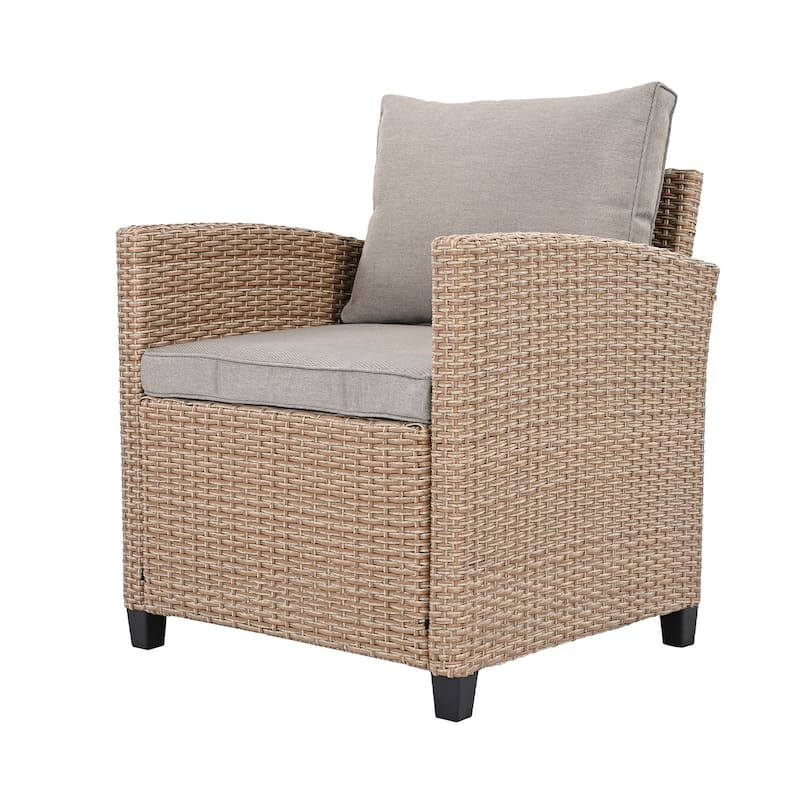 6-Piece Outdoor Rattan Wicker Set