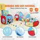 preview thumbnail 11 of 26, Kids Play Tent with Tunnel, Basketball Hoop for Boys, Girls, Babies and Toddlers, Indoor/Outdoor Pop Up Playhouse