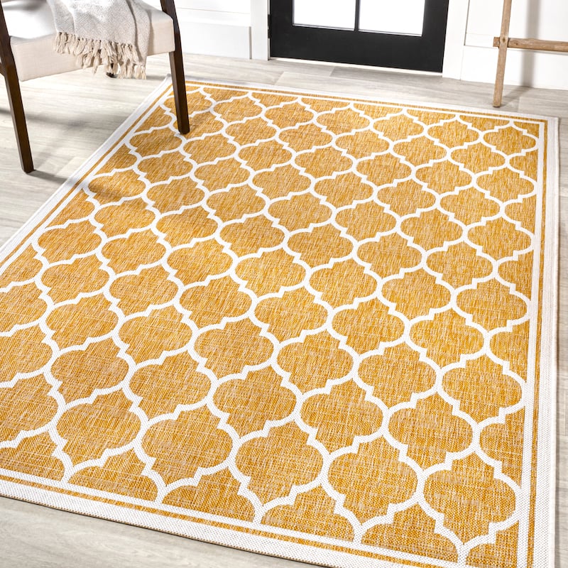 JONATHAN Y Zinnia Textured Weave Indoor/Outdoor Area Rug
