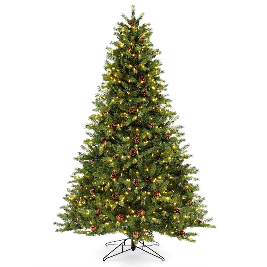 Costway 7 FT Pre-Lit Christmas Tree 3-Minute Quick Shape with Quick - See Details