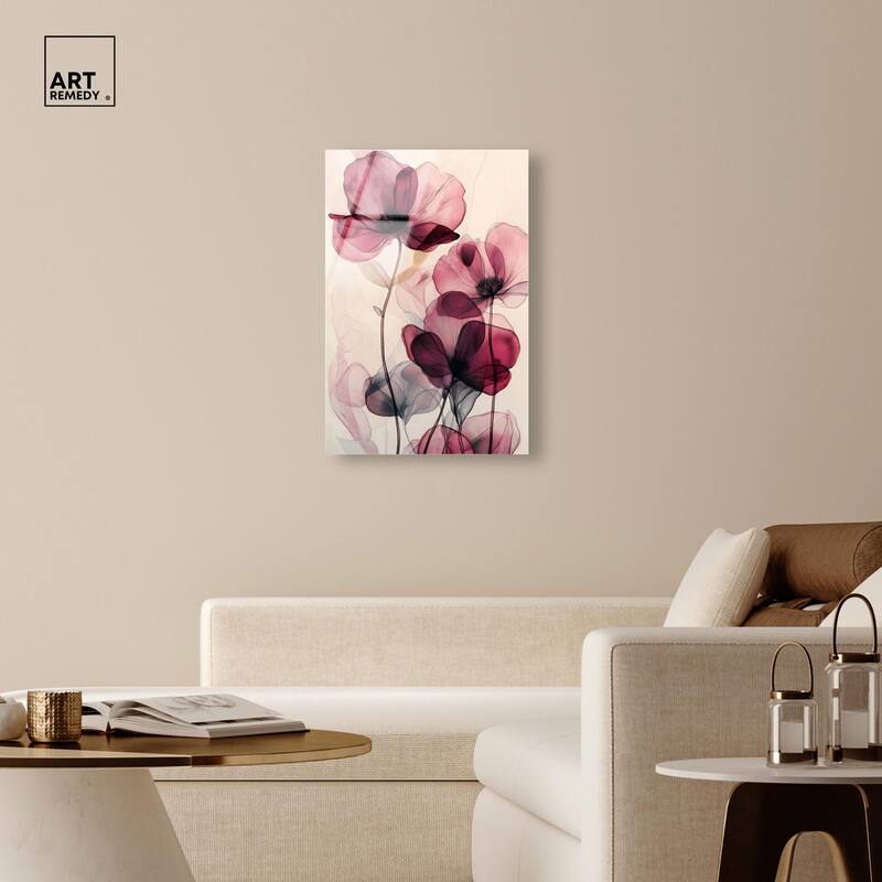 Filigree Flora I Acrylic by Art Remedy, Ready to Hang