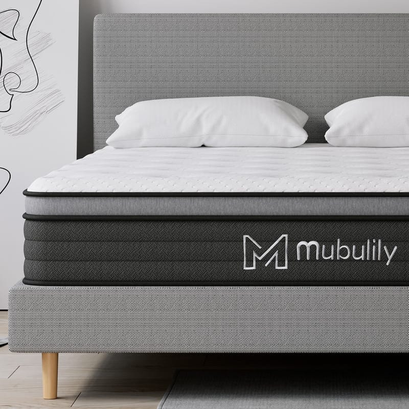 10" Spring Hybrid Mattress in a Box, Pocket Springs, Isolation Motion, Back Pain Relief, CertiPUR-US - Full