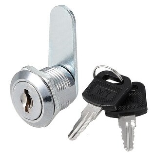 VictorsHome Push Plunger Lock 19x23mm Cylinder Head Chrome Plated Zinc