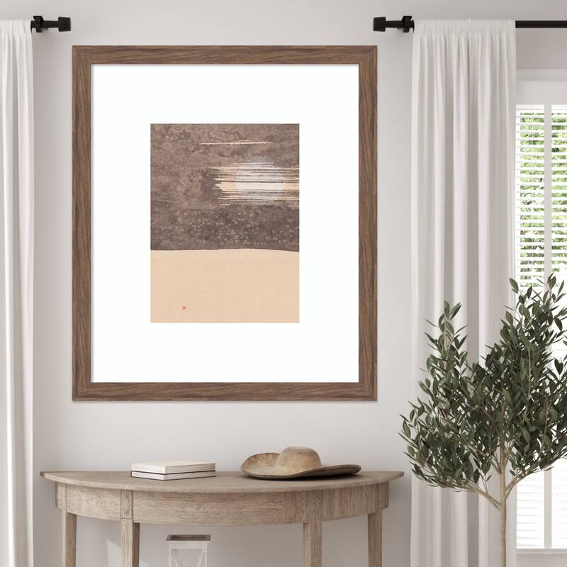 Study At the Seaside by Thoth Adan Wood Framed Wall Art Print