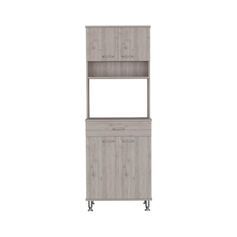 Pantry With Two Double Door Cabinet