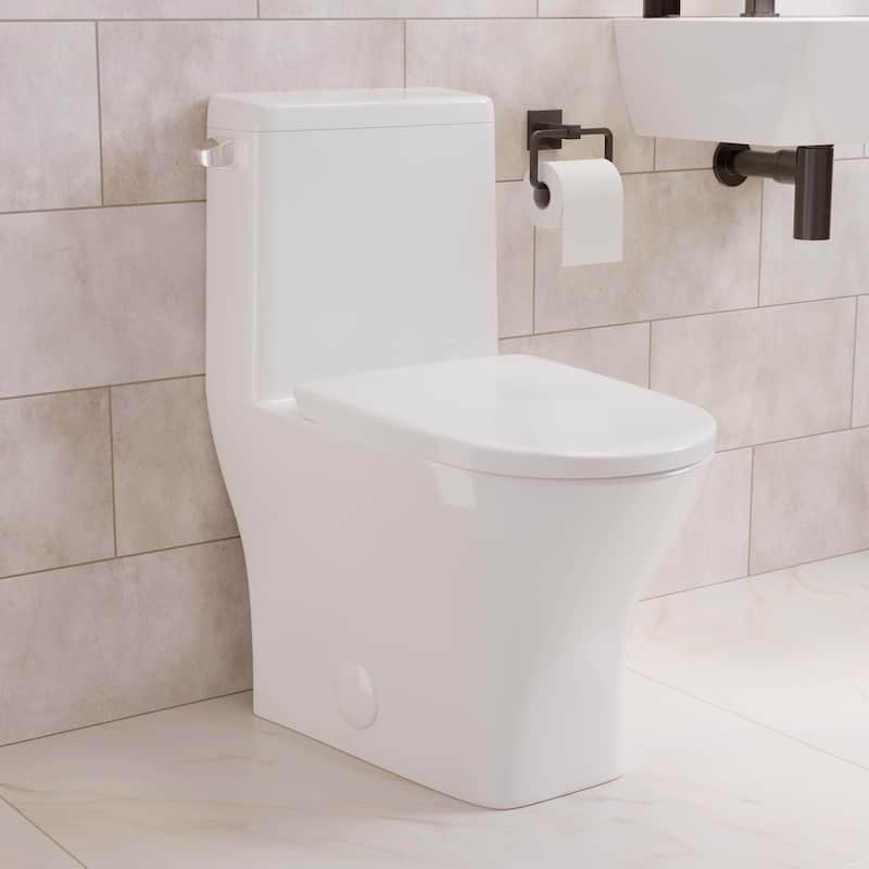 Swiss Madison SM-1T267 Sublime II 1.28 GPF One Piece Round Toilet with