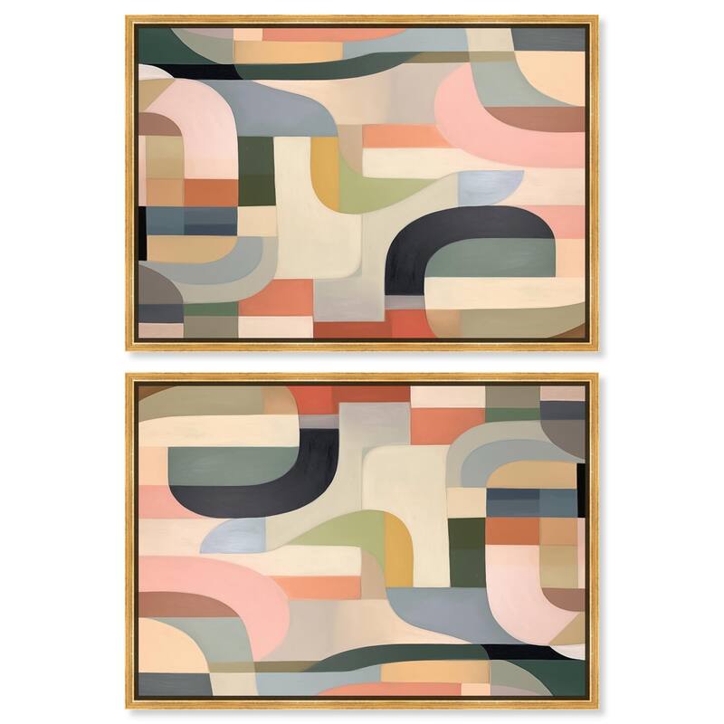 Strawberry Daiquri Breeze Canvas by Art Remedy - 16" x 24" - Black