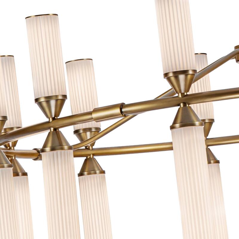 Alora Lighting CH348038 Edwin 38" Wide LED Ring Chandelier