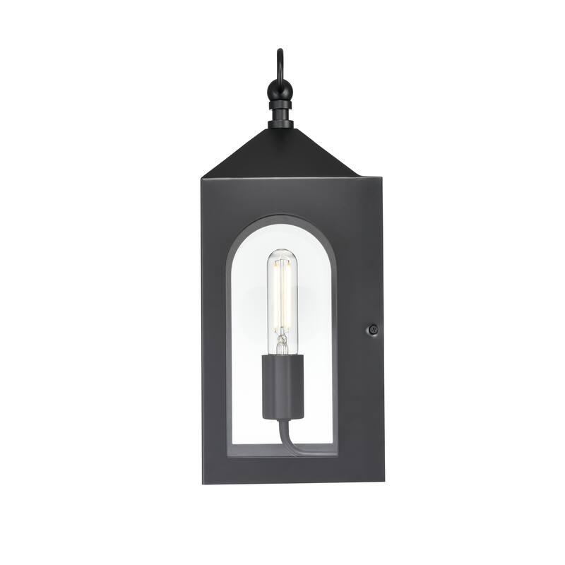 Millennium Lighting Bratton 1 Light Outdoor Wall Sconce in Powder Coat Black
