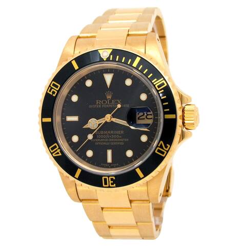 Pre-owned 18k Yellow Gold Submariner Date Watch - 40mm