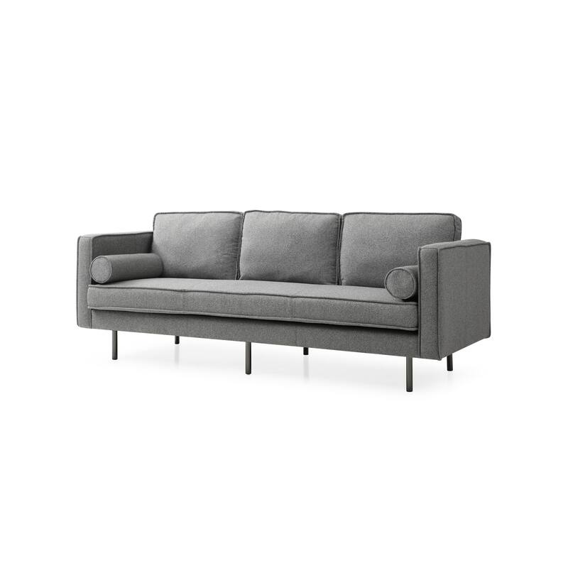 Logan Sofa - Grey  Boucle