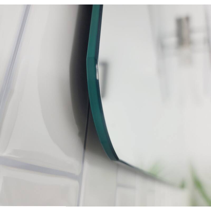 Barnard 19 in. W x 27 in. H Rectangular Frameless Bathroom Vanity Mirror - 19"W x 27"H