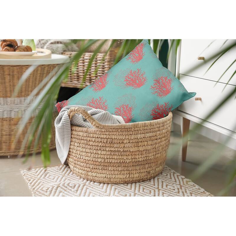 Coral Pattern Decorative Throw Pillow