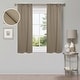 preview thumbnail 70 of 68, Superior Shimmer Washable Room Darkening Curtains, Set of 2 Panels 26" x 63" - Olive Green
