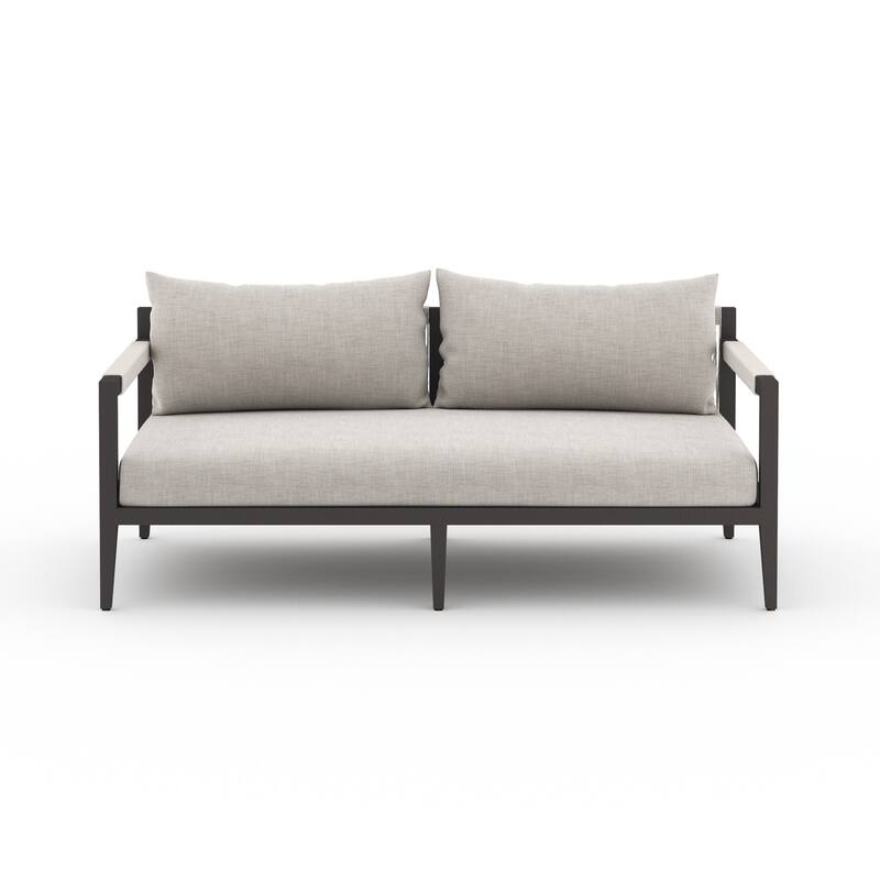 Atwood Outdoor Sofa-63"-Bronze - 63.0W x 34.25 x 30.0H