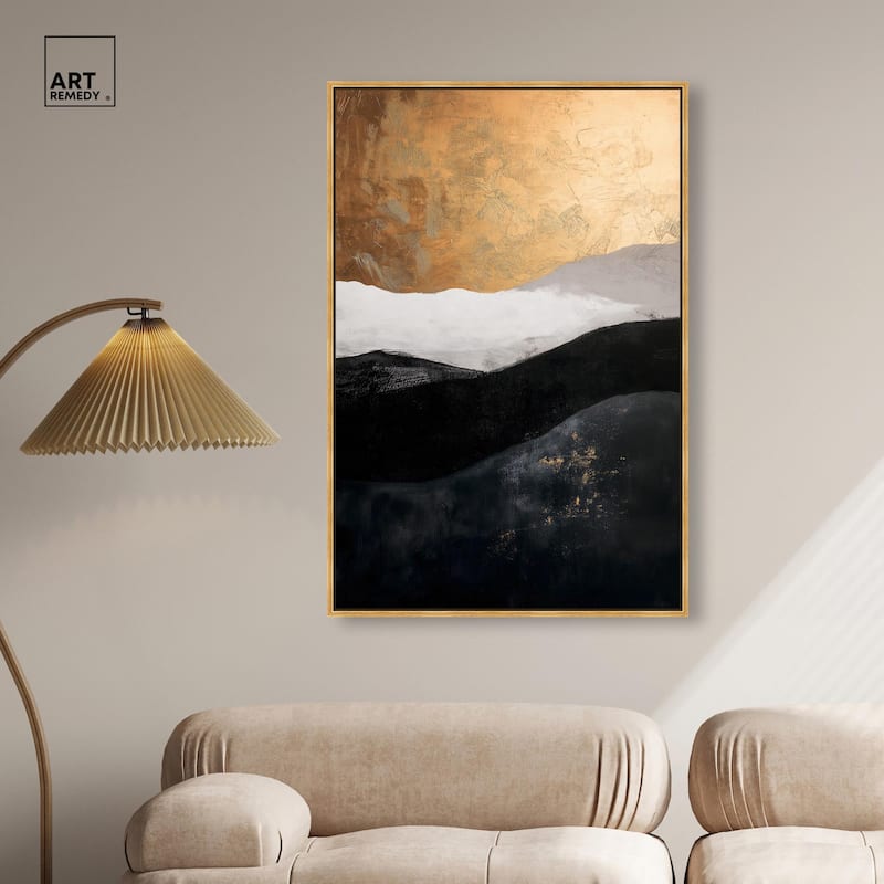 Golden Vista I Canvas by Art Remedy