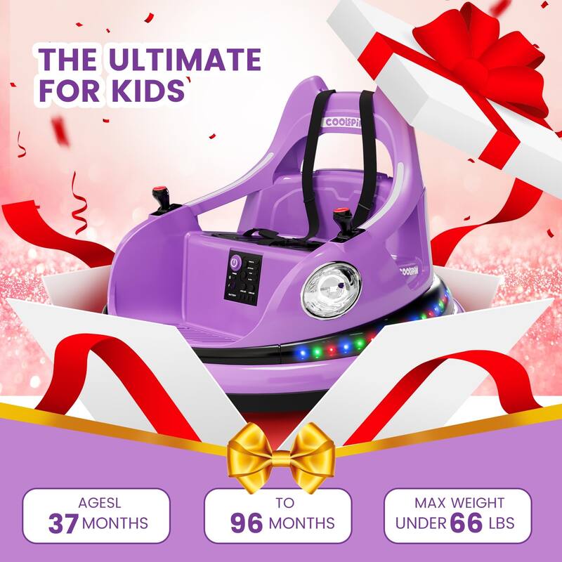 Ride On Electric Bumper Car for Kids & Toddlers