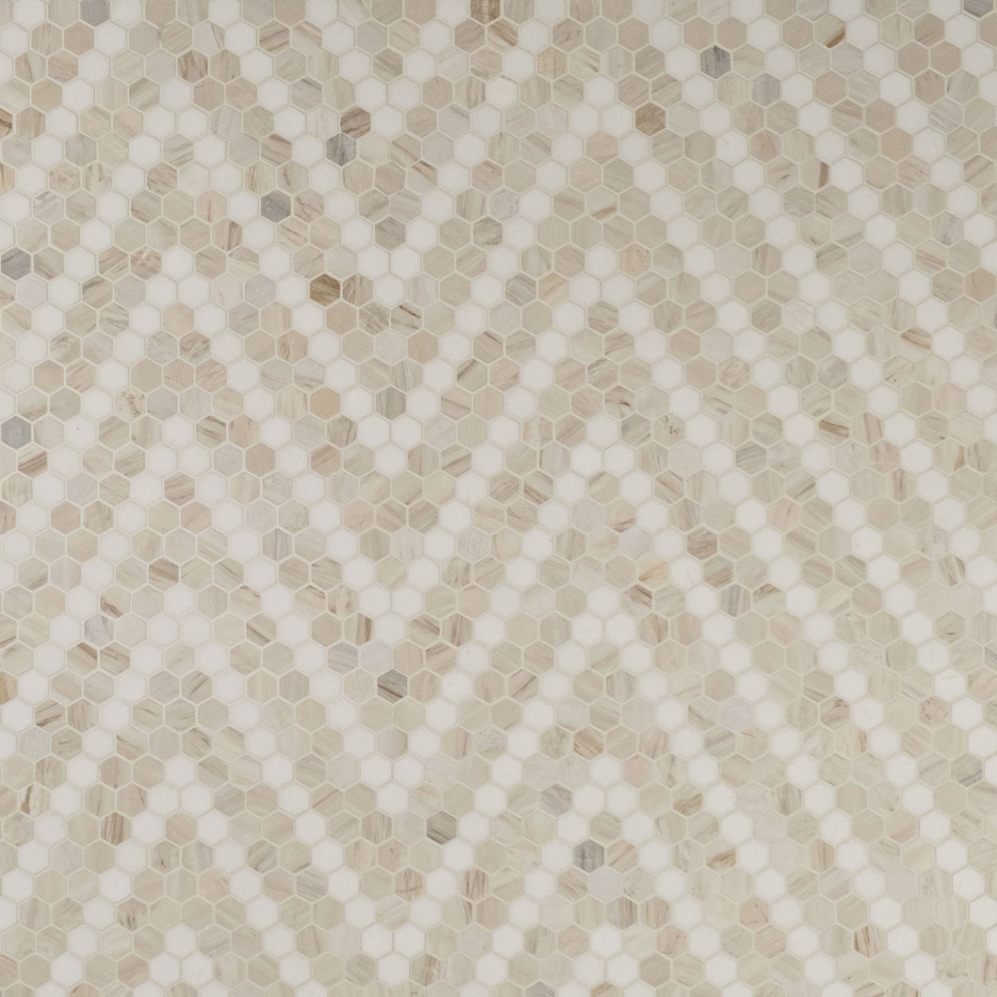 Ackland AKM-S-1X1LUP-CA 11" x 14" Marble Geometric Floor and Wall