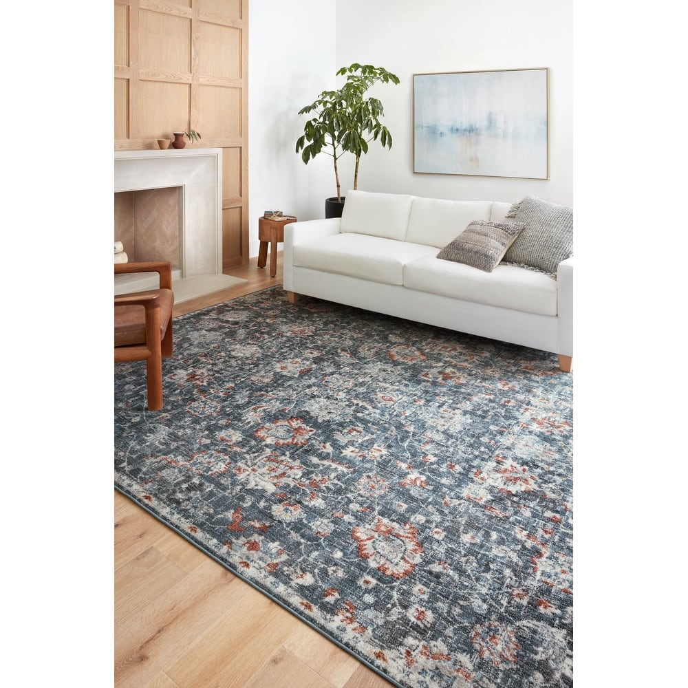 Alexander Home Penelope Floral Oriental Area Rug