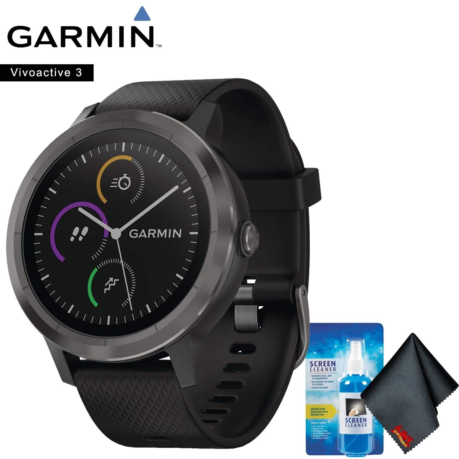 garmin vivoactive 3 screen