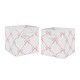 preview thumbnail 1 of 2, Sweet Jojo Designs Pink Bows Girl Foldable Fabric Storage Bins - Blush Bow for the Ballerina Ballet Dancer Princess Collection