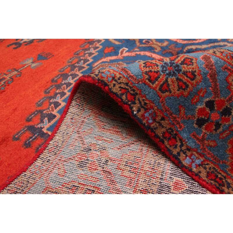 ECARPETGALLERY Hand-knotted Konya Anatolian Red Wool Rug - 5'3 x 6'8