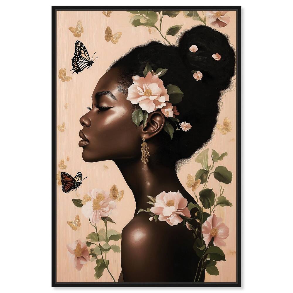 Apricot Whisper Canvas by Art Remedy