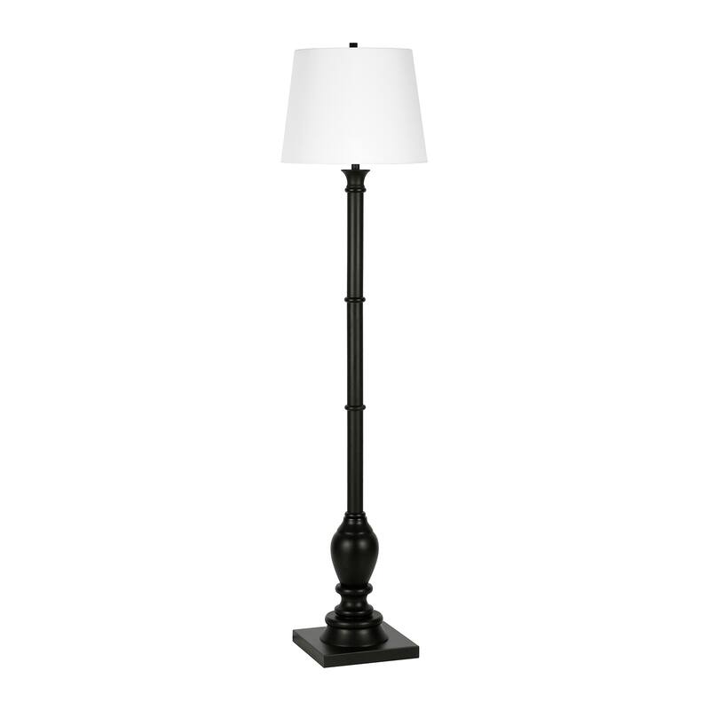 Minnie Farmhouse Blackened Bronze Lamp with Empire Shade