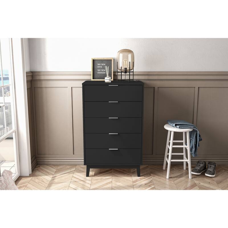 Polifurniture Victoria Modern 5 Drawer Dresser