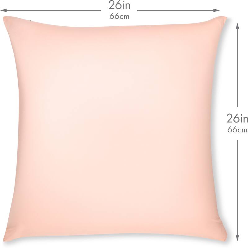 Throw Pillow Cozy Soft Microbead Cream Peach 1 Pc On Sale Bed Bath